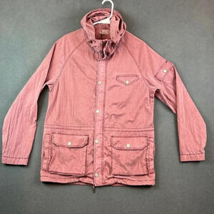 H.Goose Reedy Anorak Jacket Men’s Medium Field Snap & Zip with Pockets